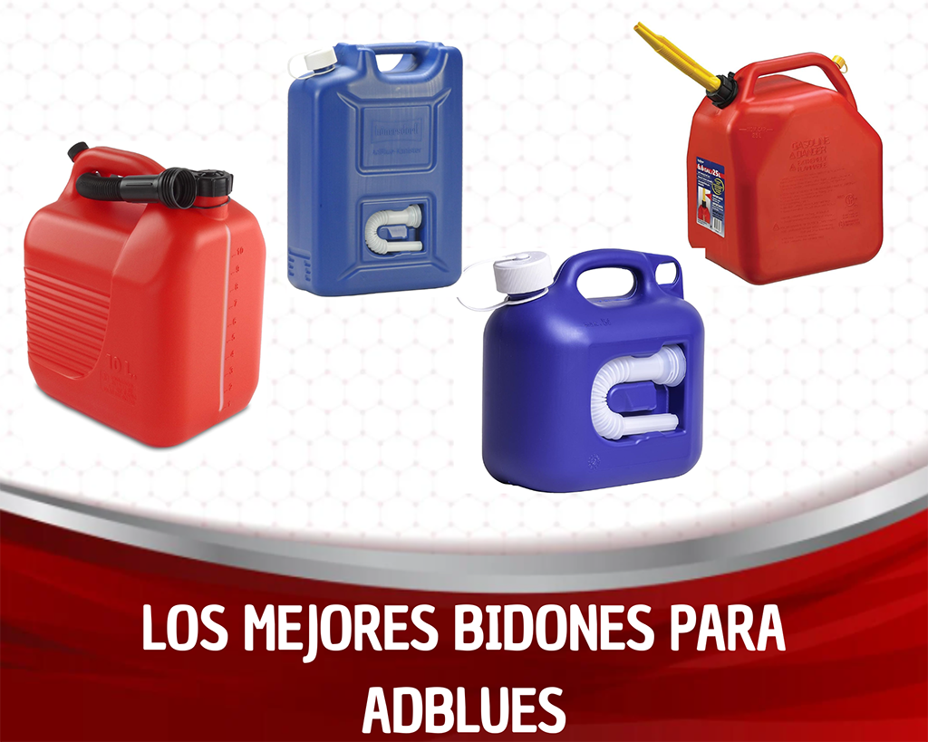 Bidón Garrafa Gasolina Homologado con Tubo Flexible 5L, 10L y 20L